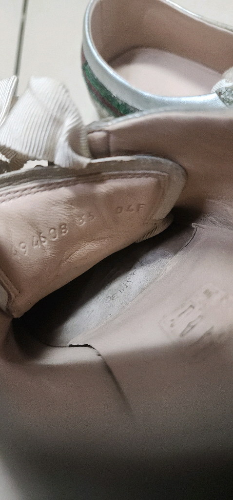 구찌 여성 글러터 스니커즈 35사이즈 이미지