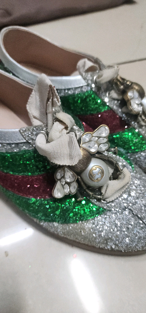 구찌 여성 글러터 스니커즈 35사이즈 이미지