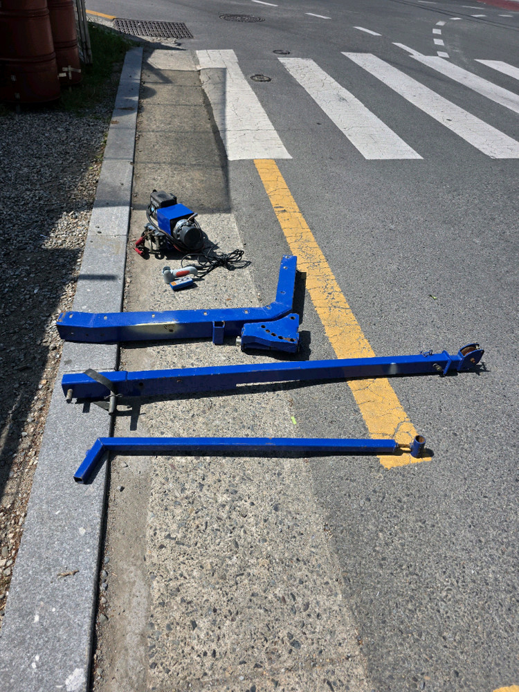 1톤차량용미니크레인 이미지