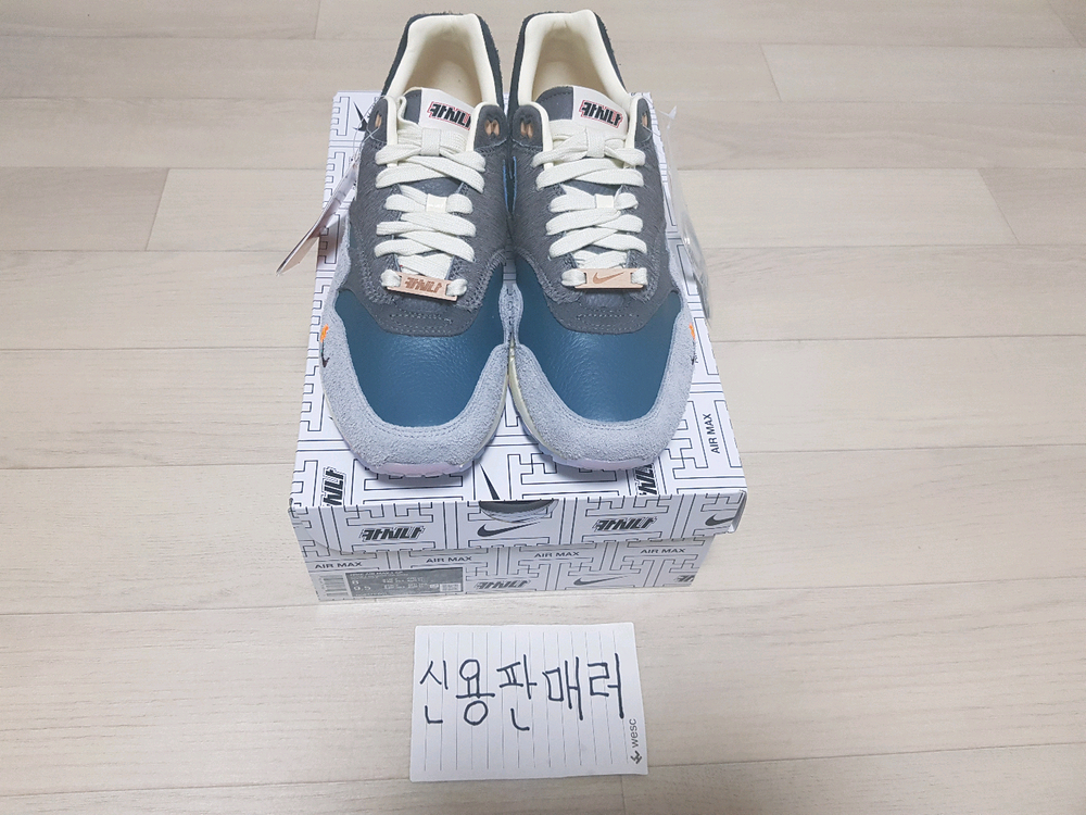 [260] 나이키 x 카시나 에어맥스1 원앙 파티클 그레이 나코탭 정품 미시착 새상품 이미지