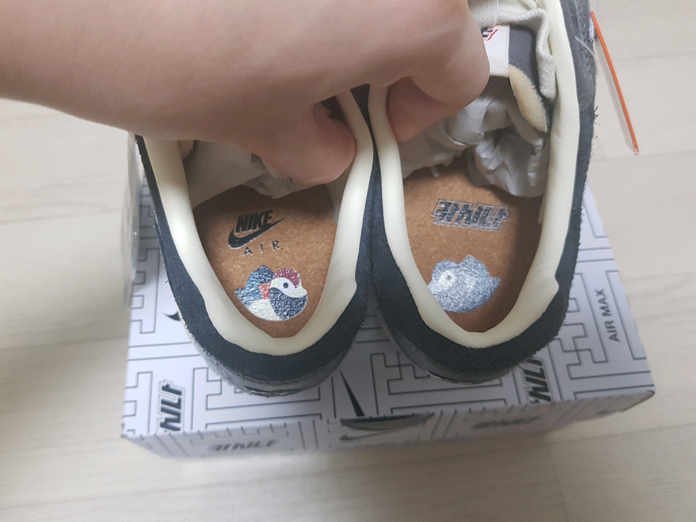 [260] 나이키 x 카시나 에어맥스1 원앙 파티클 그레이 나코탭 정품 미시착 새상품 이미지