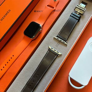 애플워치 9세대 에르메스 실버 버전 45mm 이미지