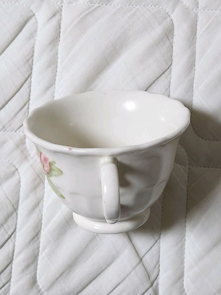 멧락스 버논 로즈 멧록스 찻잔 트리오 빈티지 그릇 빈티지 티컵 세트 플레이트 접시 이미지