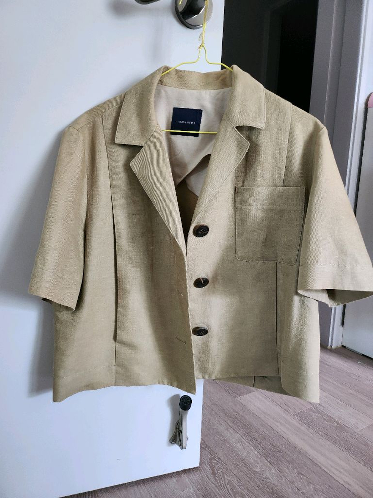 랑방 린넨자켓 겸 블라우스 . 더 캐시미어 자켓 이미지