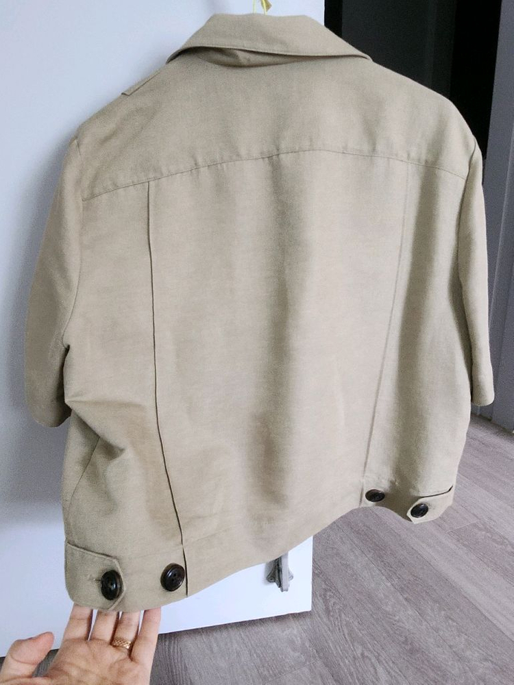 랑방 린넨자켓 겸 블라우스 . 더 캐시미어 자켓 이미지