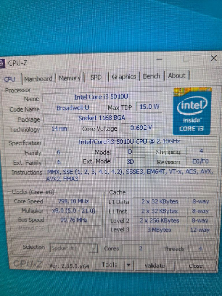 인텔 NUC NUC5i3RYH 미니 PC 8g/256g 이미지