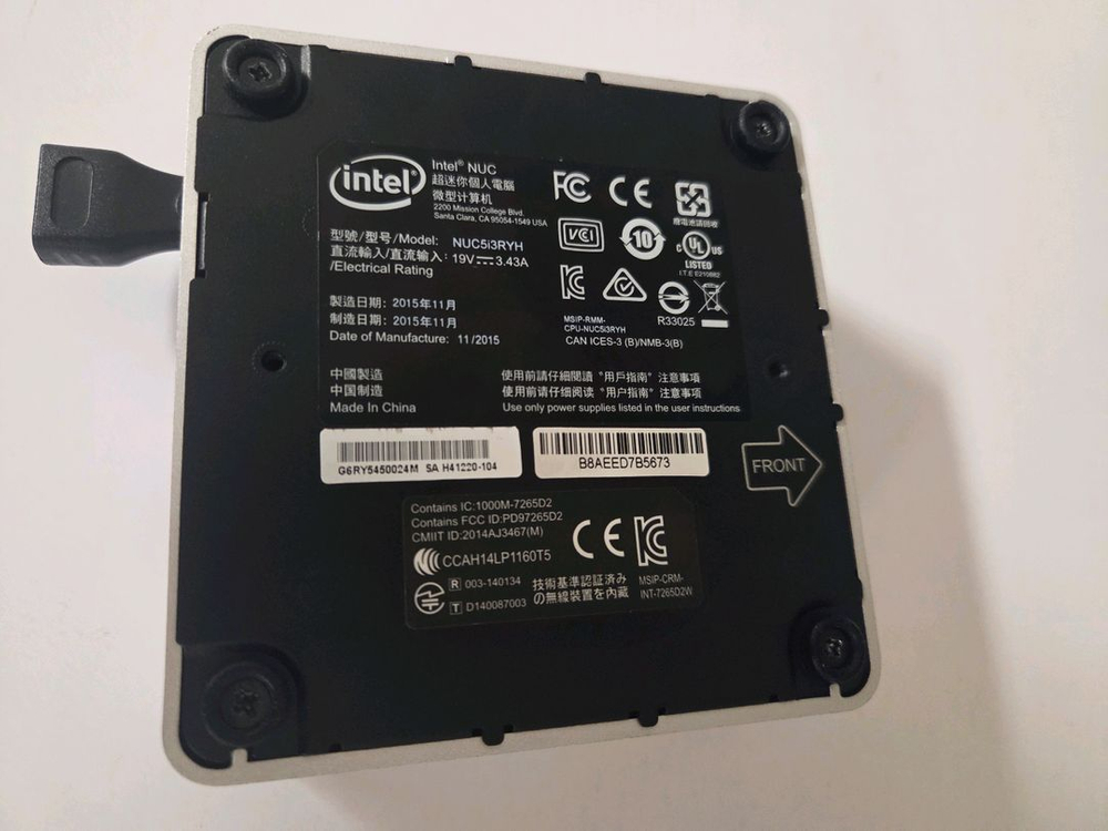 인텔 NUC NUC5i3RYH 미니 PC 8g/256g 이미지