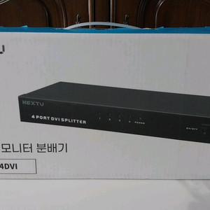 NEXTU 1:4 DVI 분배기 미사용 (NEXT-104DVI / 모니터 이미지