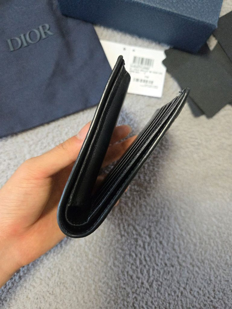 [정품/풀구성] 디올 그래비티 오블리크 코인 반지갑 이미지