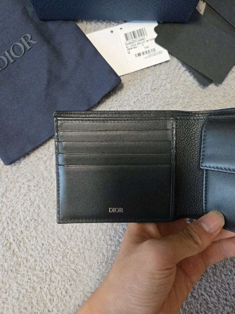 [정품/풀구성] 디올 그래비티 오블리크 코인 반지갑 이미지