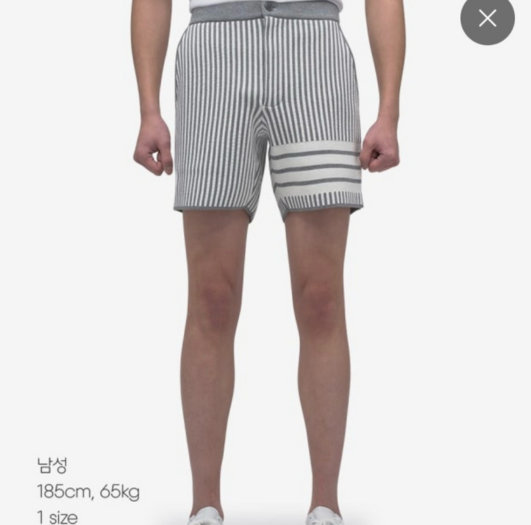 톰브라운 반바지 0사이즈 새상품급 이미지
