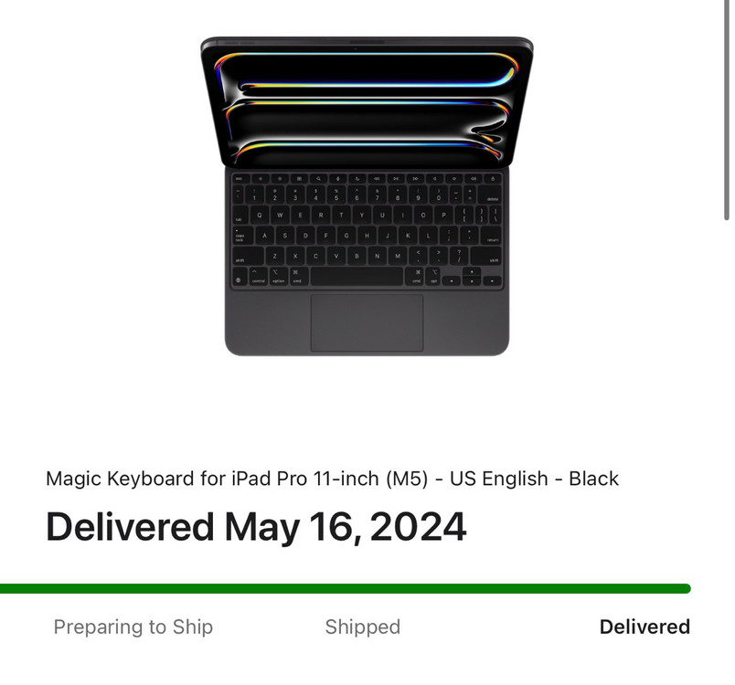 애플 정품 M4(M5) 아이패드 프로 11인치 매직키보드 판매합니다 이미지