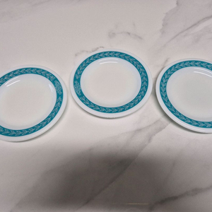 빈티지 파이렉스 코닝 접시 3개 이미지