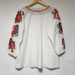 보그너골프 수입정품 자수 블라우스 이미지