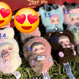 깜짝세일)메이메이 아이러브유 인형 키링 베어쿠키 엔드리스러브 이미지