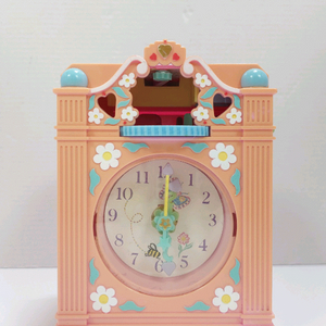 빈티지 폴리포켓 1991 펀타임 클락 시계 작동함 + 랜덤 폴리돌 이미지