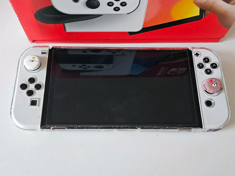 닌텐도 스위치 oled 화이트 풀박스 풀구성 판매합니다 이미지