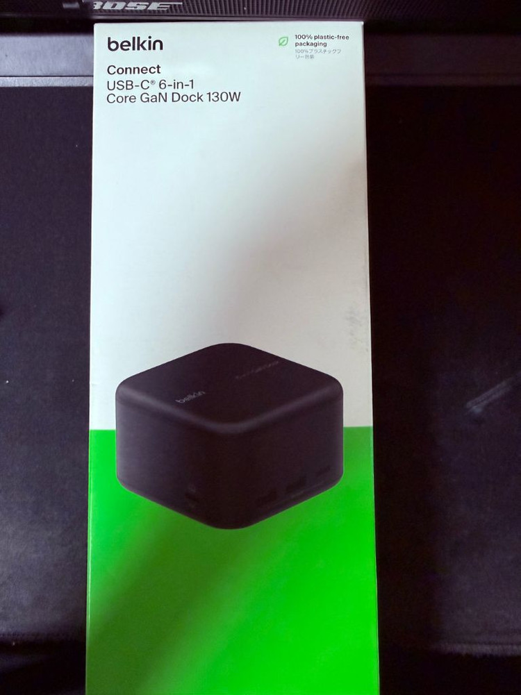 벨킨 6in1 코어 130W GaN C타입 멀티허브 독 이미지