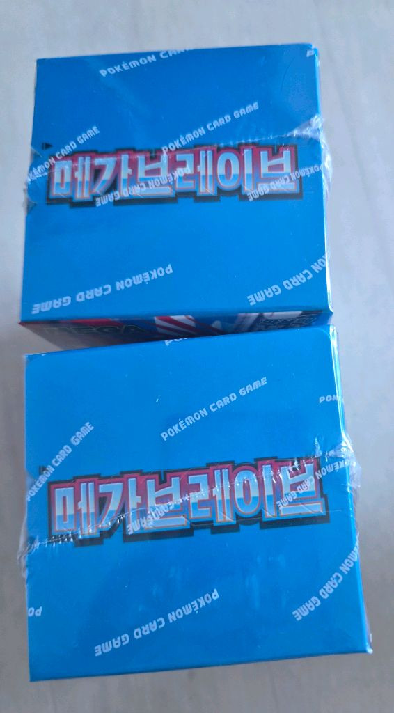포켓몬카드: 테라스탈페스타2박스와 메가브레이브2박스(슈링크0) 이미지