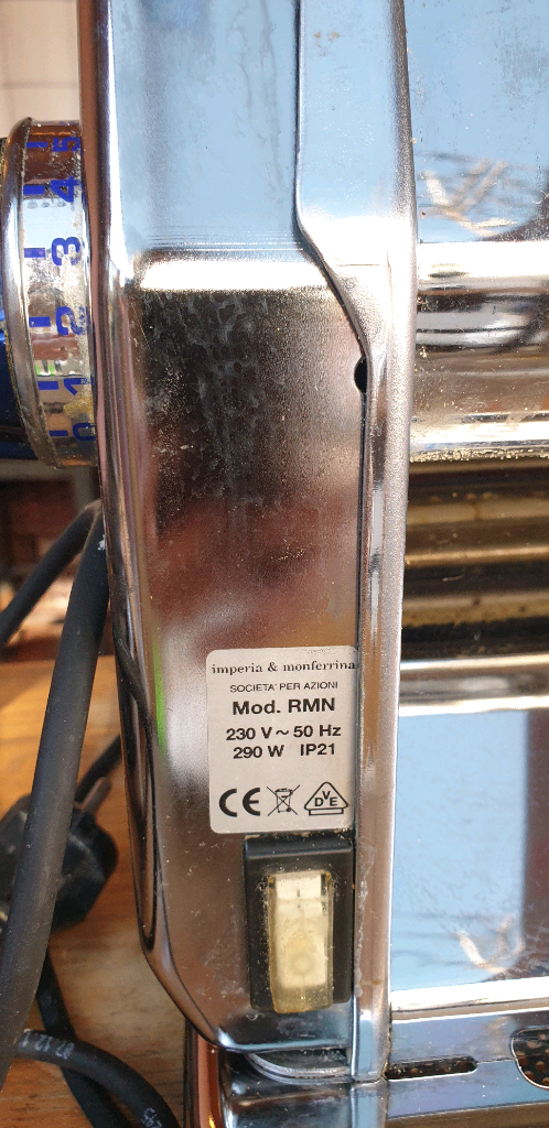 [임페리아 Imperia] RMN220 자동 파스타머신 제면기 이미지