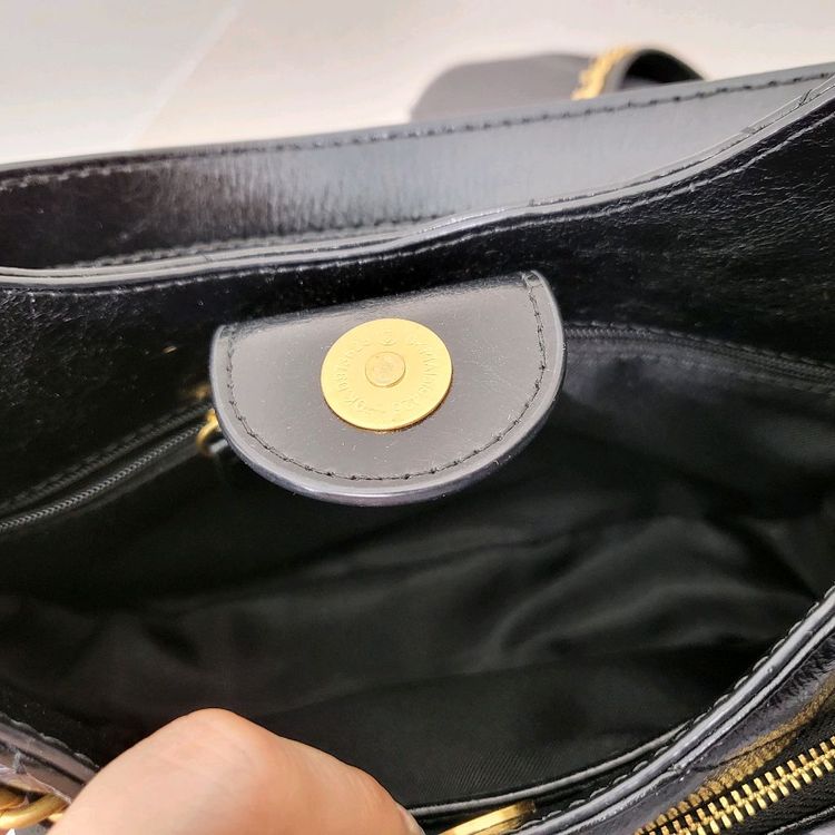 가이거 퀼팅 레더 체인 투웨이백 이미지