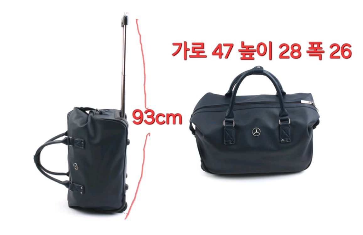 (새상품)(무배) BENZ 벤츠 여행가방 트롤리백 보스턴백 이미지