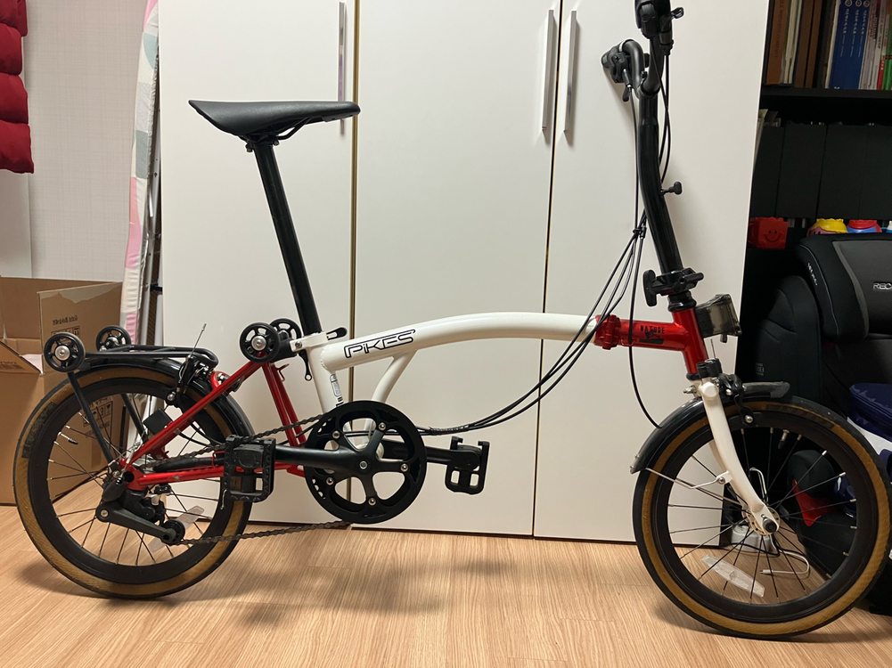 사바 파이크 트라이폴드 유사 브롬톤 내외장 9단 미니벨로 이미지