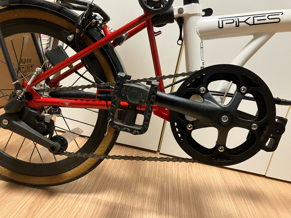 사바 파이크 트라이폴드 유사 브롬톤 내외장 9단 미니벨로 이미지