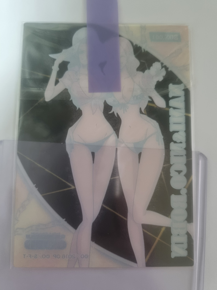 원피스 극장판 (고대) 골드 특전 한정 클리어 카드 나미&니코로빈 공식 이미지