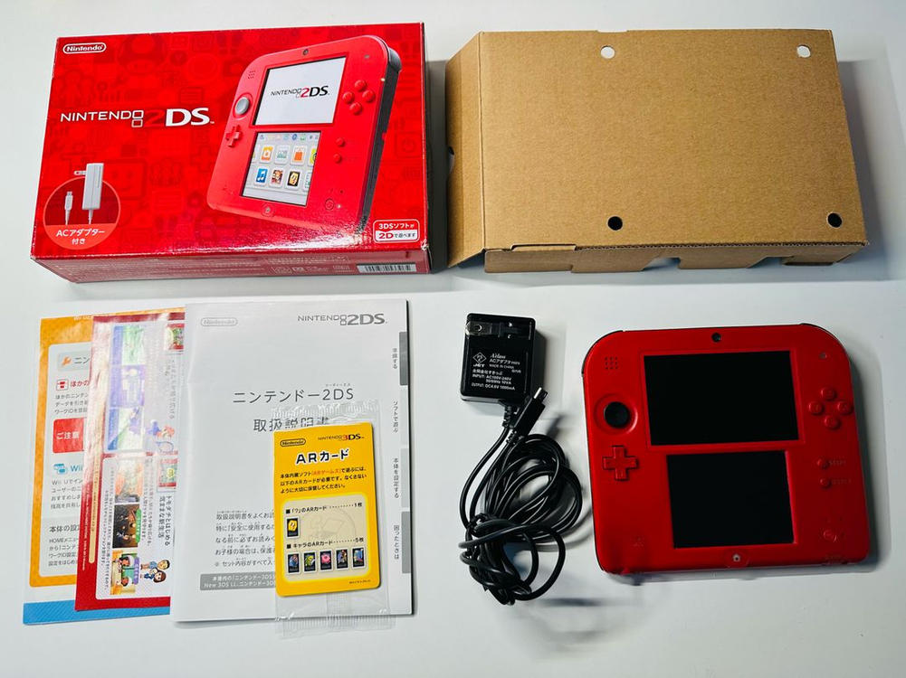 닌텐도 2DS 식빵 레드 일판 박스셋 판매 (3DS) 이미지