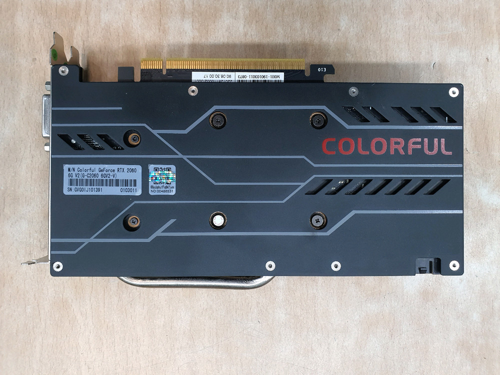 컬러풀 RTX 2060 6GB 그래픽카드 이미지