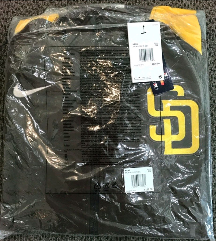 나이키베이스볼 샌디에이고 파드레스 써마핏 어센틱 자켓 3XL(120) 이미지