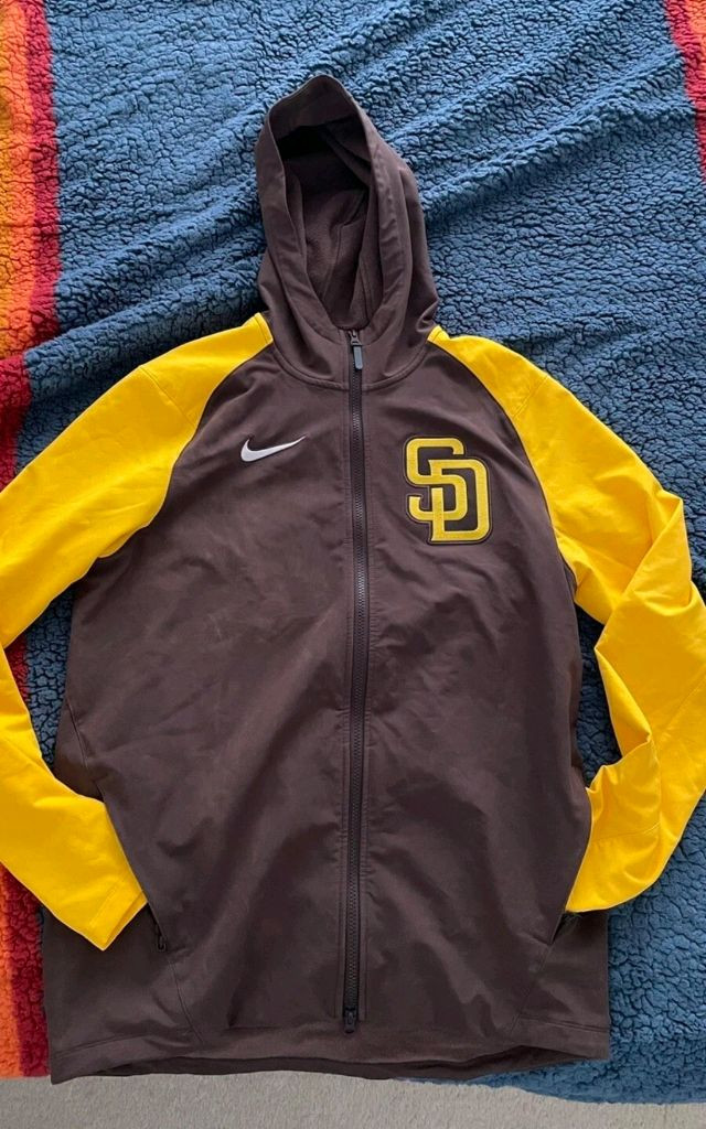 나이키베이스볼 샌디에이고 파드레스 써마핏 어센틱 자켓 3XL(120) 이미지