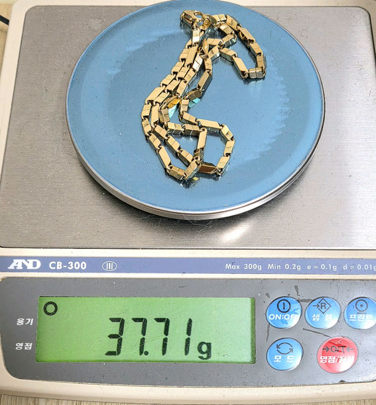 18k목걸이,남성목걸이,체인목걸이,할로우목걸이 이미지