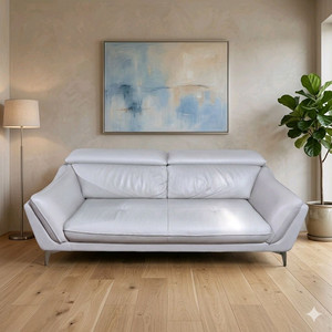 까사미아 벨로니 이태리 천연가죽 3인 소파쇼파 서울경기(근거리)무료배송 이미지