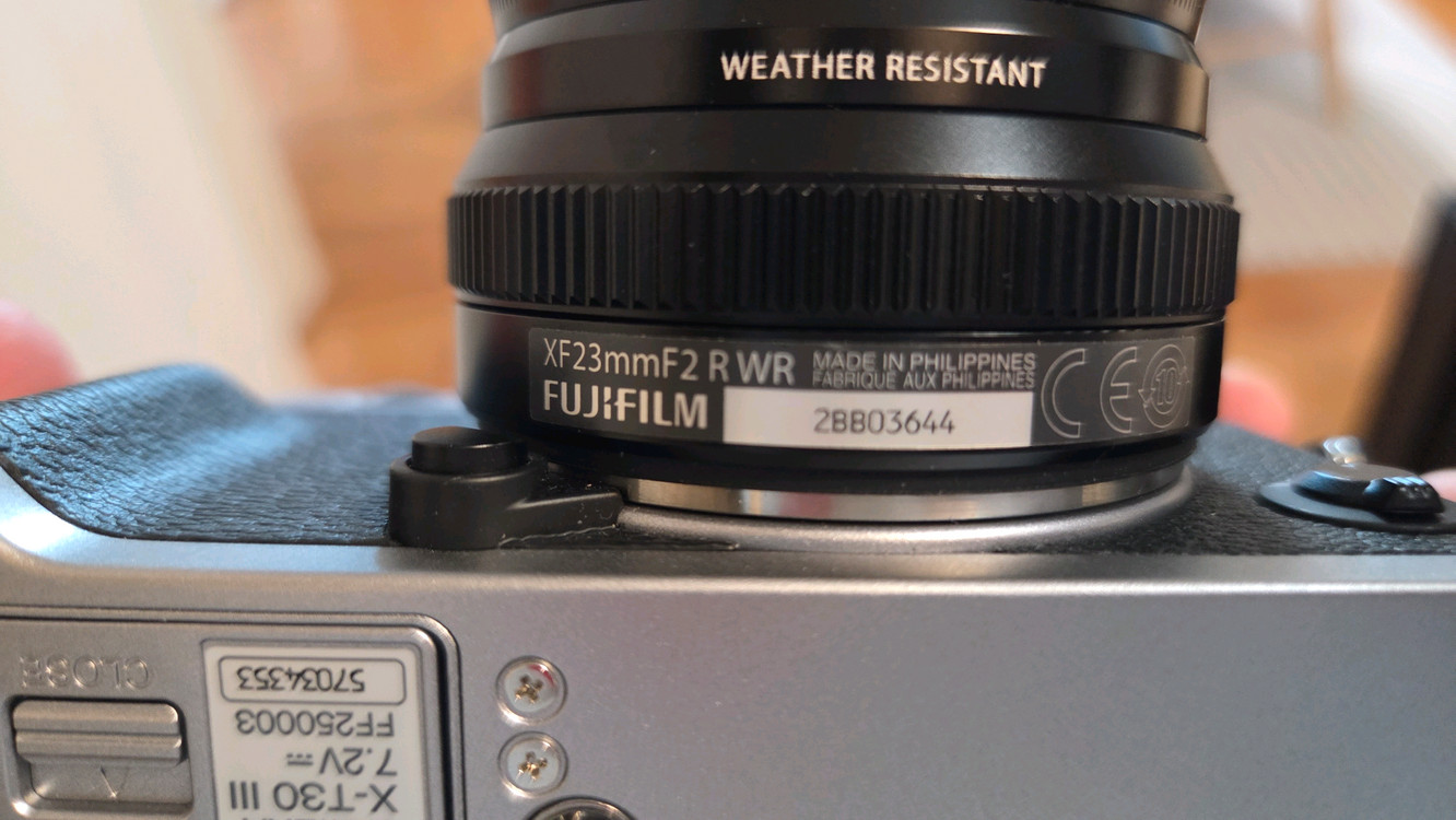 후지필름 T30 iii 카메라 + xf23mm f2 렌즈 세트 이미지