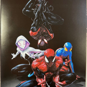 스파이더 소사이어티 #1 클레이튼 크레인 NYCC 2024 버진 미드나잇 버전 (COA 포함) 만화책 이미지