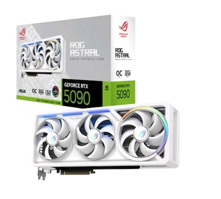 Asus astral rog rtx 5090 white 대원씨티에스 미개봉 새제품 이미지