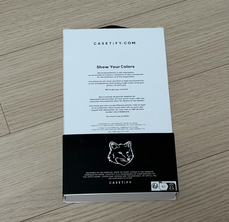 아이폰17프로맥스 케이스티파이 메종키츠네 이미지