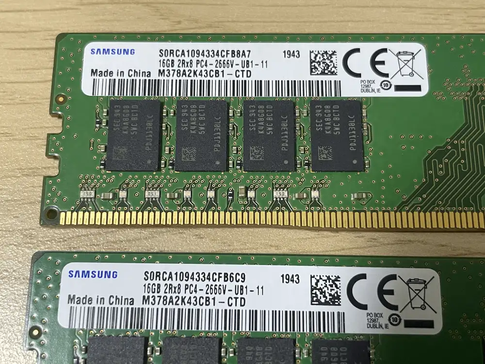 삼성 DDR4 32G 2666 (16x2) 이미지