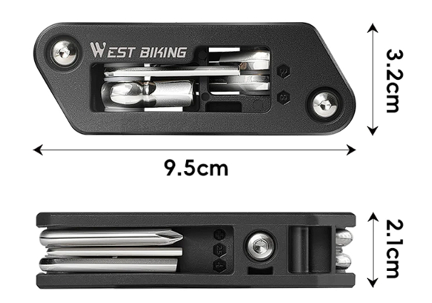 (새상품)자전거 공구 10 in 1 휴대용 육각렌치 미니벨로 로드 픽시 이미지