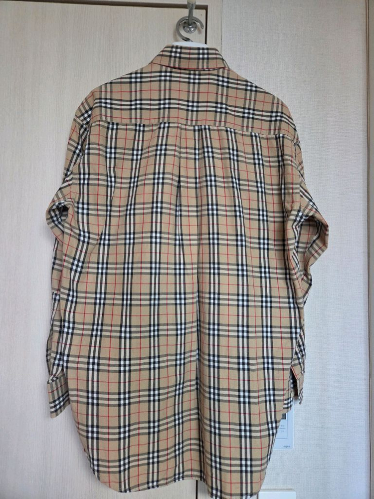 버버리 런던 클래식 노바체크 셔츠 (황금사이즈 S/95-100) 이미지