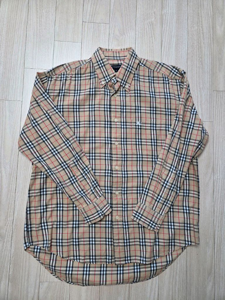 버버리 런던 클래식 노바체크 셔츠 (황금사이즈 S/95-100) 이미지