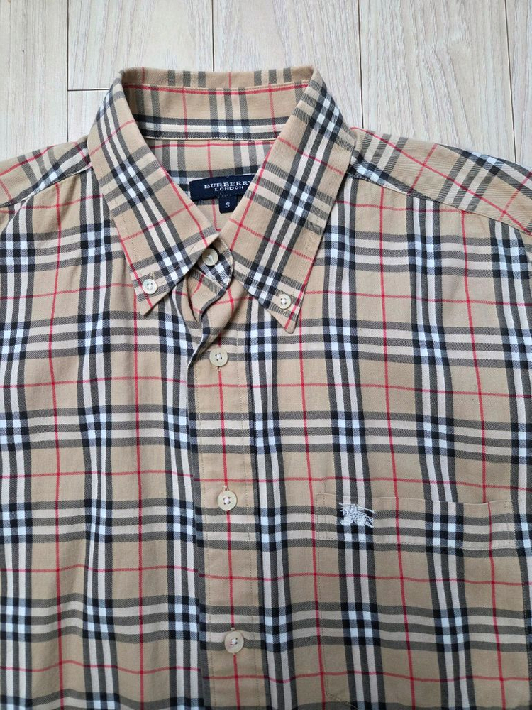 버버리 런던 클래식 노바체크 셔츠 (황금사이즈 S/95-100) 이미지