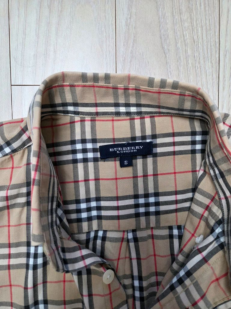 버버리 런던 클래식 노바체크 셔츠 (황금사이즈 S/95-100) 이미지