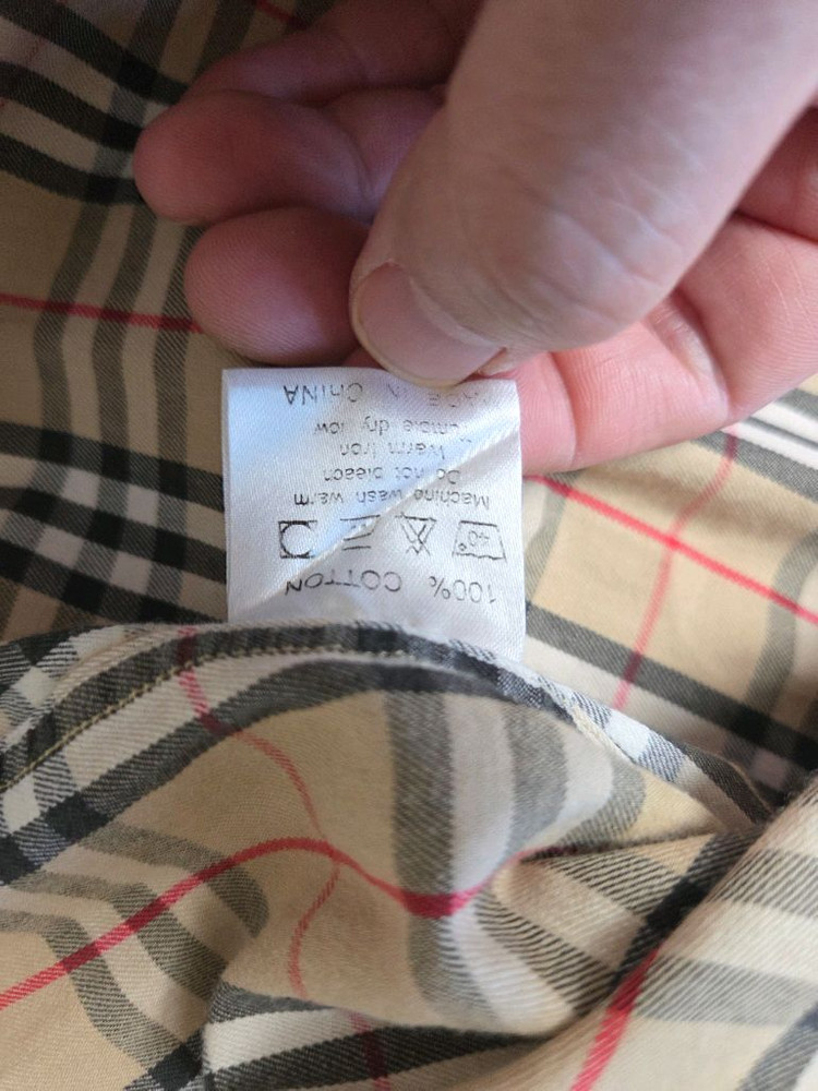 버버리 런던 클래식 노바체크 셔츠 (황금사이즈 S/95-100) 이미지