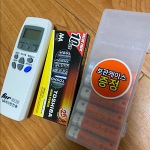 엘지에어컨리모컨+건전지세트(aa+aaa) 이미지