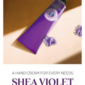 록시땅 시어버터 바이올렛 라이트 핸드크림30ml 새것 이미지