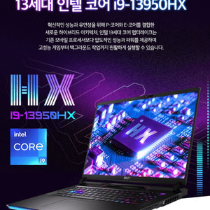 msi 레이더 GE78 HX i9,RTX4070(S급)(박스x) 이미지