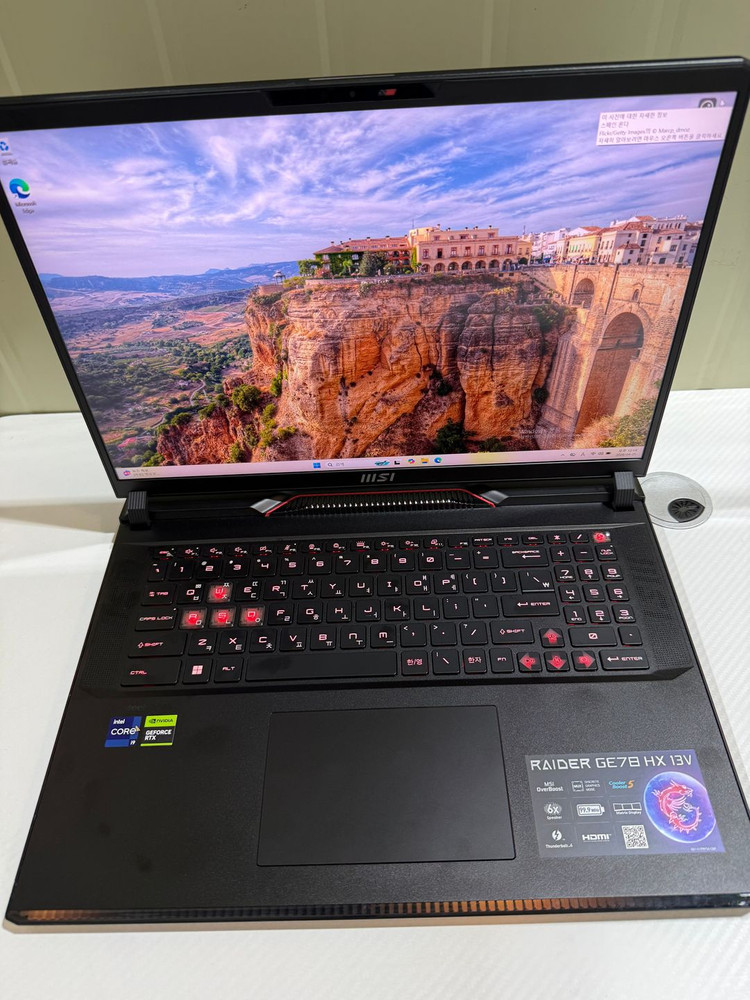 msi 레이더 GE78 HX i9,RTX4070(S급)(박스x) 이미지